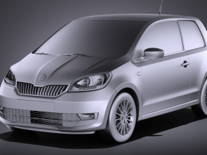 Skoda Citigo 3-door 2017 Modello 3D
