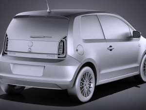 Skoda Citigo 3-door 2017 Modello 3D
