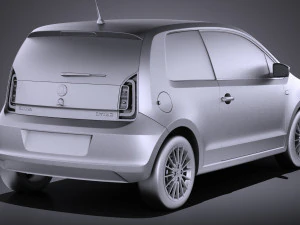 Skoda Citigo 3 portas 2017 Modelo 3D