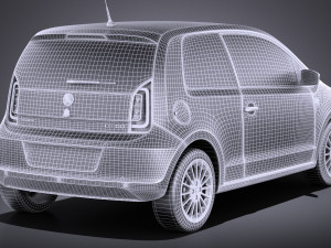 Skoda Citigo 3-door 2017 Modello 3D
