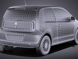 Skoda Citigo 3-door 2017 Modello 3D