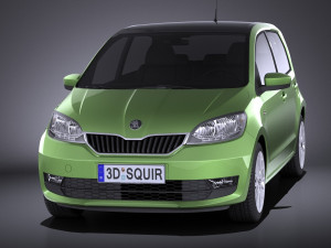 Skoda Citigo 5-door 2017 Modello 3D