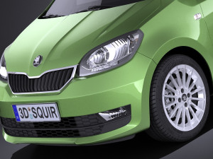 Skoda Citigo 5-door 2017 Modello 3D