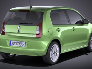 Skoda Citigo 5-door 2017 Modello 3D