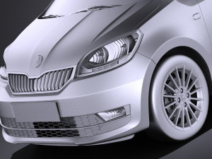 Skoda Citigo 5-door 2017 Modello 3D