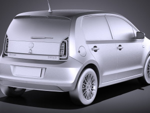 Skoda Citigo 5-door 2017 Modello 3D