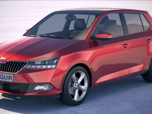 Skoda Fabia 2019 Modello 3D