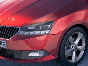 Skoda Fabia 2019 3D Model