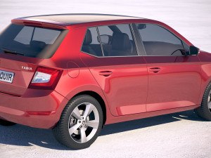 Skoda Fabia 2019 3D Модель