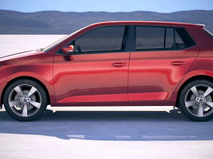 Skoda Fabia 2019 3D Model