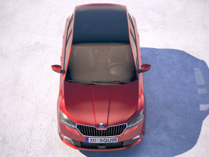 Skoda Fabia 2019 3D Модель
