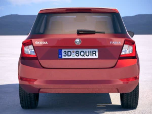 Skoda Fabia 2019 3D Model