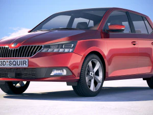 Skoda Fabia 2019 3D Model