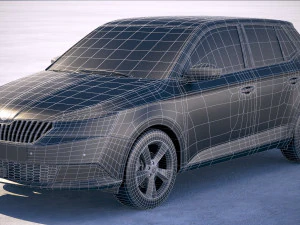 Skoda Fabia 2019 3D Model