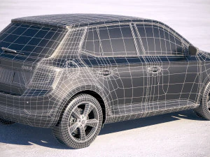 Skoda Fabia 2019 3D Model