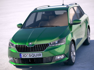Skoda Fabia Combi 2019 3D Model