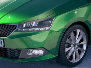 Skoda Fabia Combi 2019 3D Model