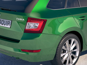 Skoda Fabia Combi 2019 3D Model