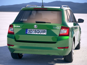 Skoda Fabia Combi 2019 3D Model