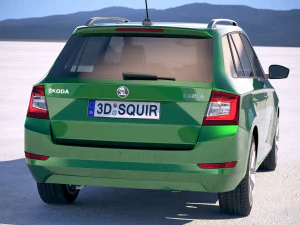 Skoda Fabia Combi 2019 3D Model