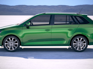 Skoda Fabia Combi 2019 3D Model