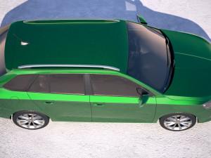 Skoda Fabia Combi 2019 3D Model