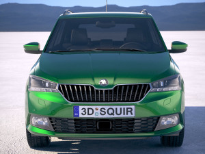 Skoda Fabia Combi 2019 3D Model