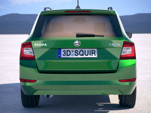 Skoda Fabia Combi 2019 3D Model