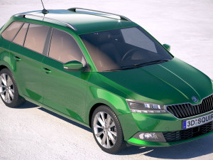 Skoda Fabia Combi 2019 3D Model