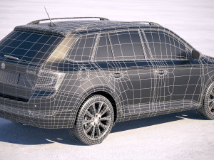 Skoda Fabia Combi 2019 3D Model