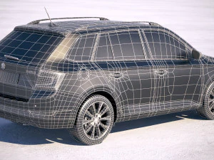 Skoda Fabia Combi 2019 3D Model