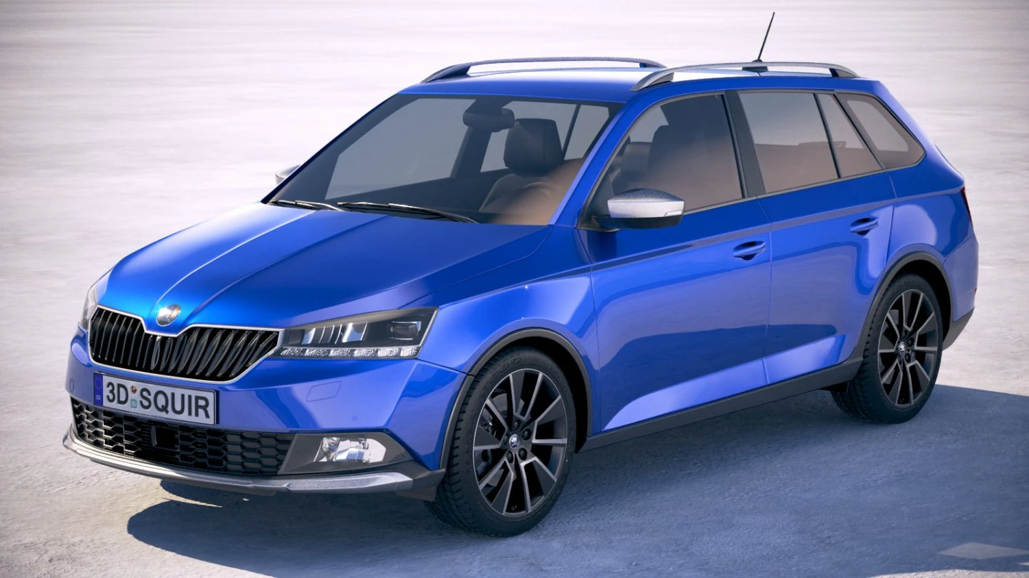 Skoda Fabia Scoutline 2019 3D Model .c4d .max .obj .3ds .fbx .stl .blend