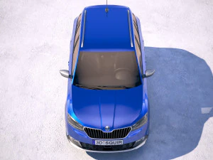 Skoda Fabia Scoutline 2019 3D Model