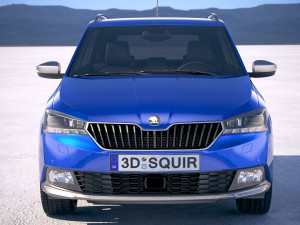 Skoda Fabia Scoutline 2019 3D Model