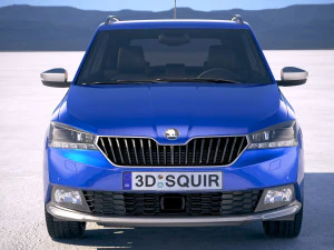 Skoda Fabia Scoutline 2019 3D Model