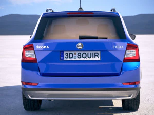 Skoda Fabia Scoutline 2019 3D Model