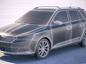Skoda Fabia Scoutline 2019 3D Model