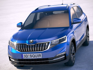 Skoda Kamiq CN 2019 3D Model