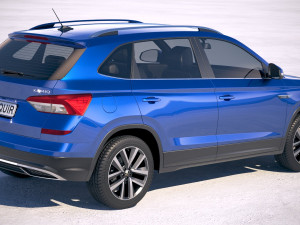 Skoda Kamiq CN 2019 3D Model