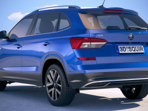 Skoda Kamiq CN 2019 3D Model