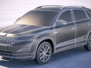 Skoda Kamiq CN 2019 3D Model