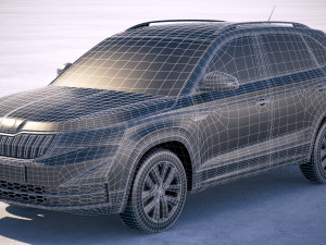 Skoda Kamiq CN 2019 3D Model