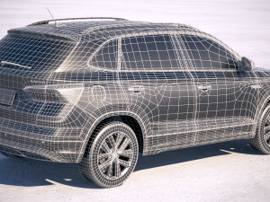 Skoda Kamiq CN 2019 3D Model