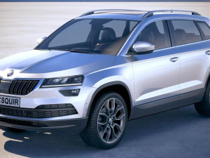 Шкода Карок 2018р 3D Модель