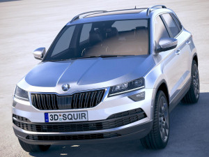 Skoda Karoq 2018 Modèle 3D