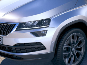 Skoda Karoq 2018 Modèle 3D