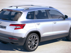 Skoda Karoq 2018 Modèle 3D