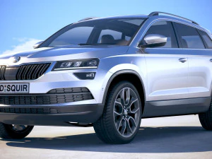 Skoda Karoq 2018 3D Model