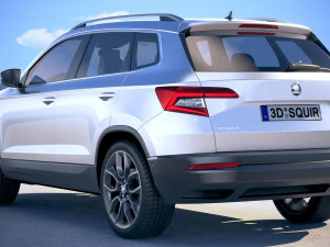 Skoda Karoq 2018 3D Model