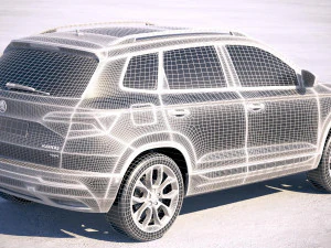 Skoda Karoq 2018 3D Model
